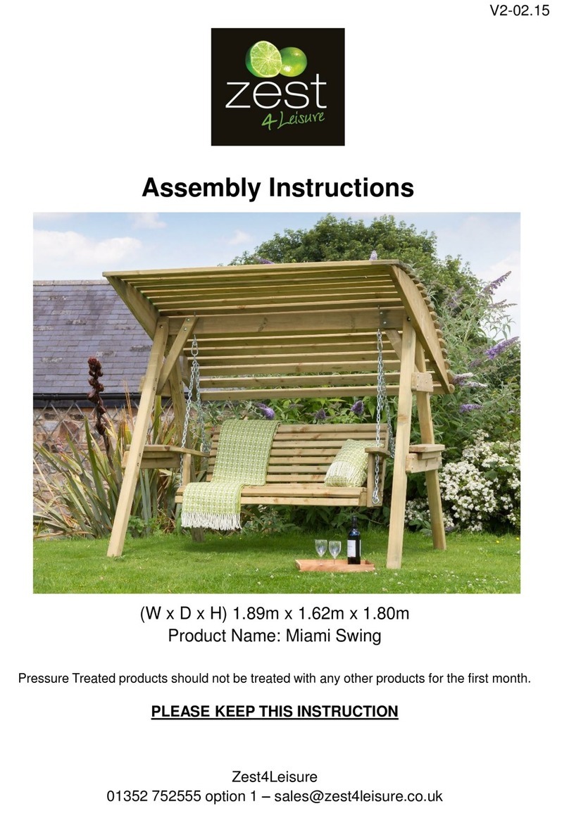Zest Miami Assembly instructions