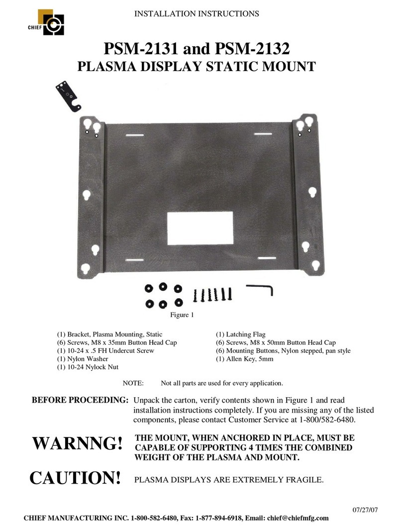CHIEF PSM-2131 User manual