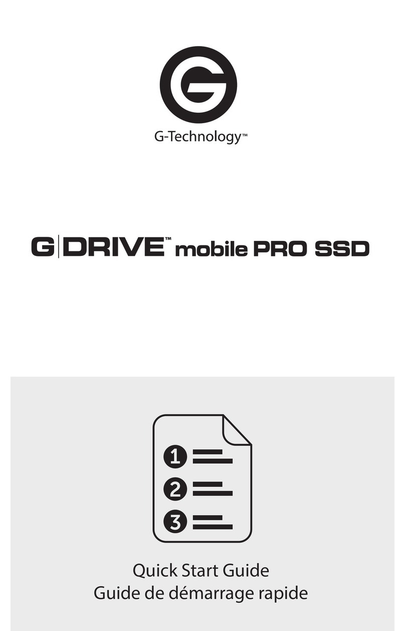 G-Technology G-Drive PRO User manual