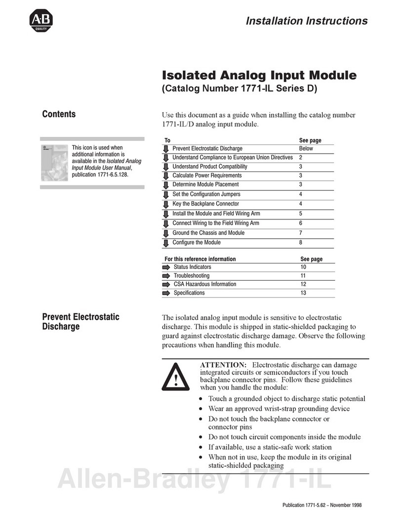 Allen-Bradley 1771-IL User manual
