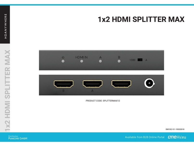 HDanywhere SplitterMax12 manual