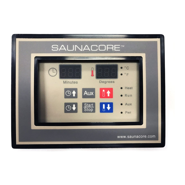 Saunacore Mercuri operating instructions