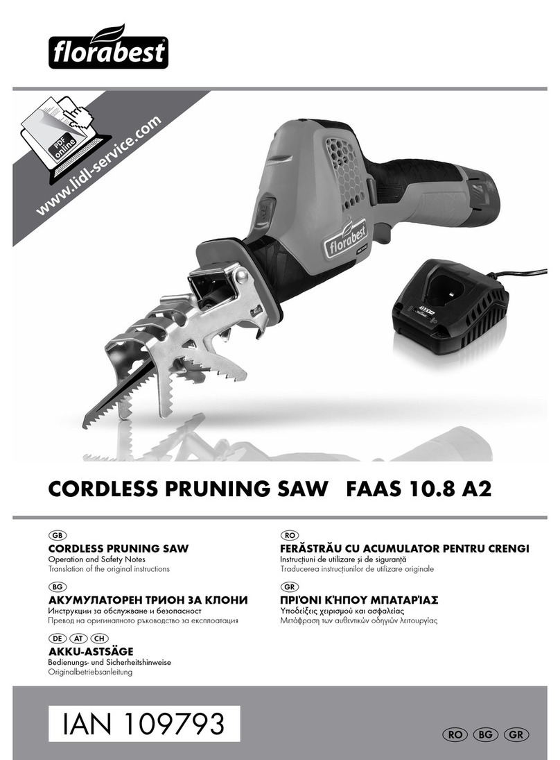 FLORABEST FAAS 10.8 A2 Operation and safety notes