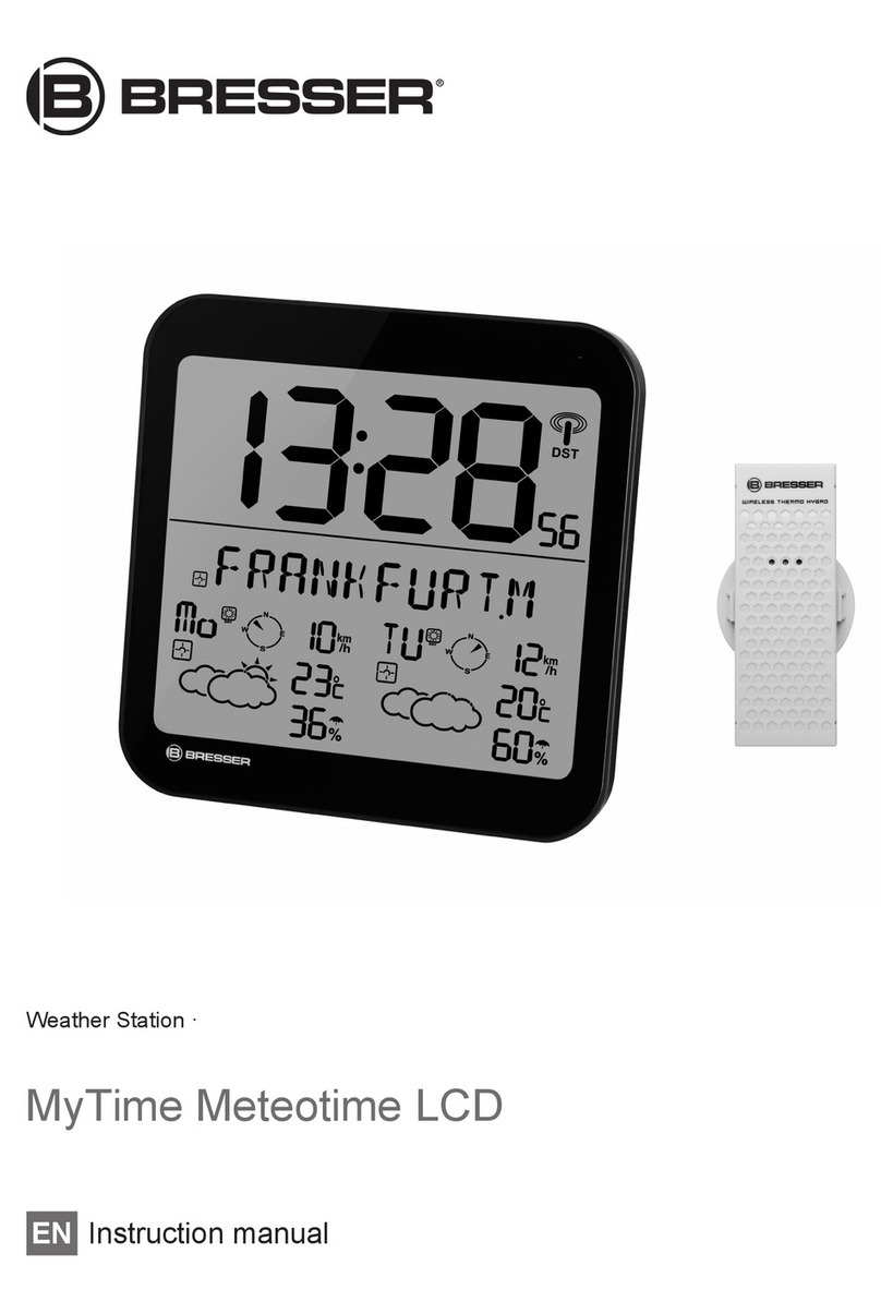 Bresser MyTime Meteotime LCD instruction manual