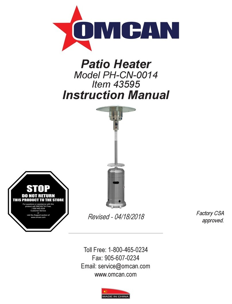 Omcan PH-CN-0014 instruction manual