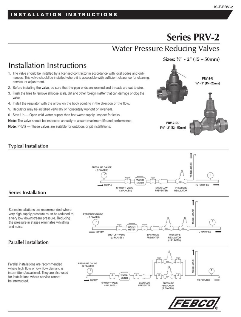 FEB PRV-2-U installation instructions
