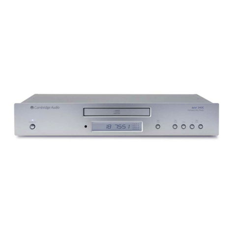 Cambridge Audio Azur 340C User manual