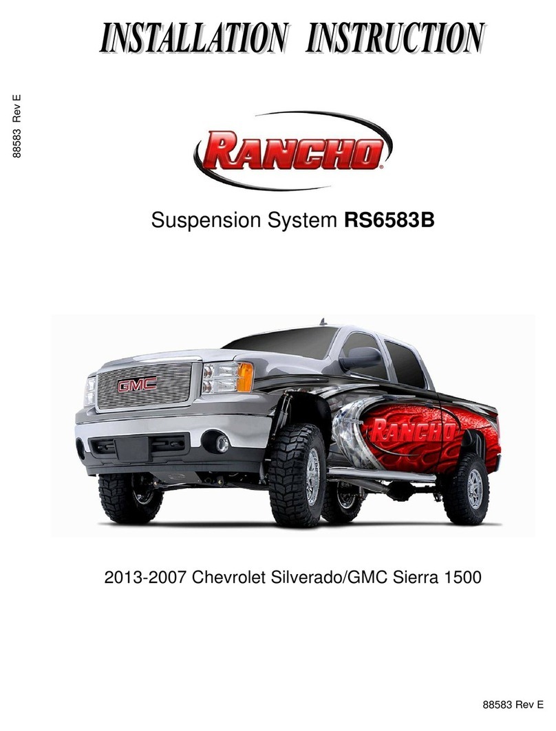 RANCHO RS6583B Installation instruction