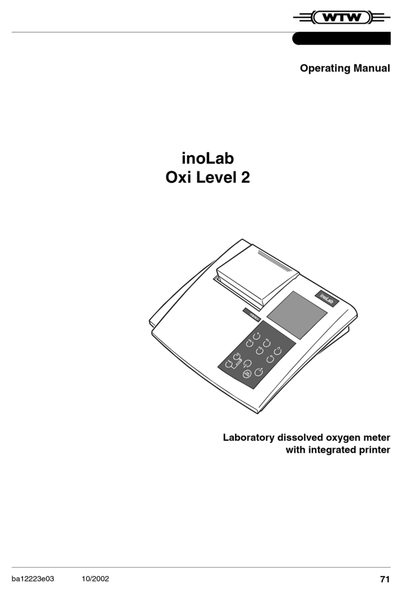 wtw inoLab Oxi Level 2 User manual