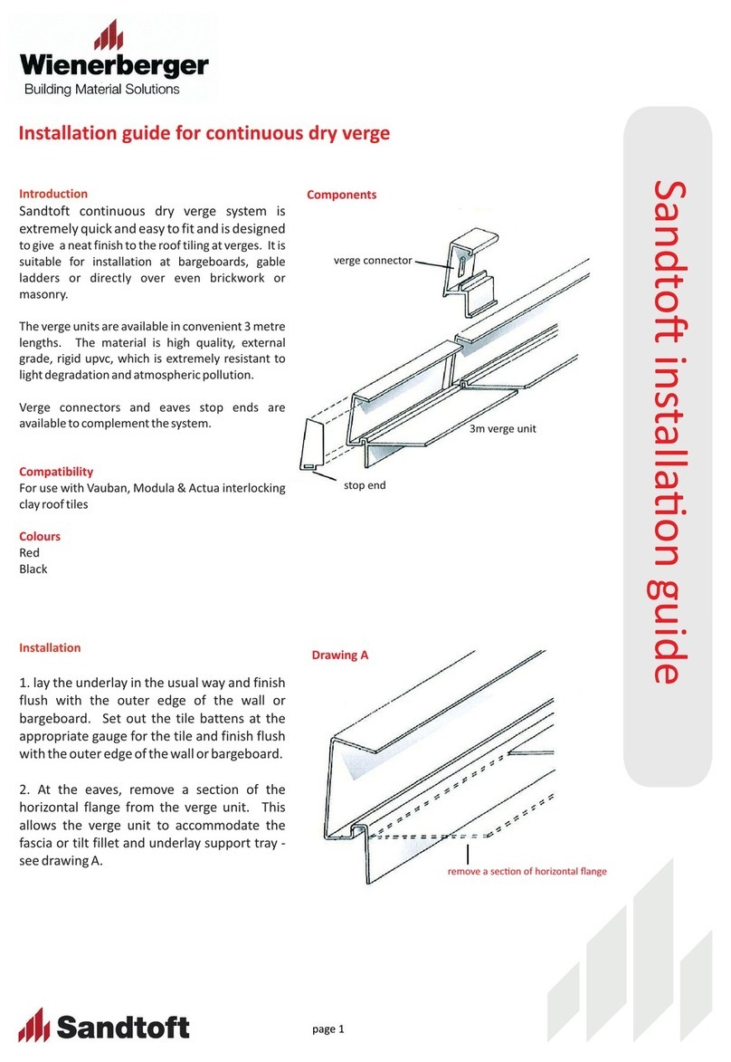 Sandtoft Continuous dry verge installation guide