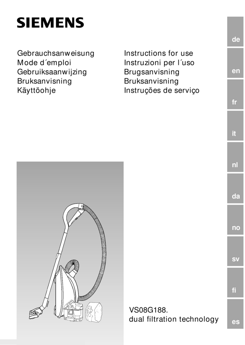 Siemens VS08G188 User manual