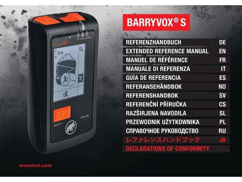Mammut Barryvox-S Reference manual