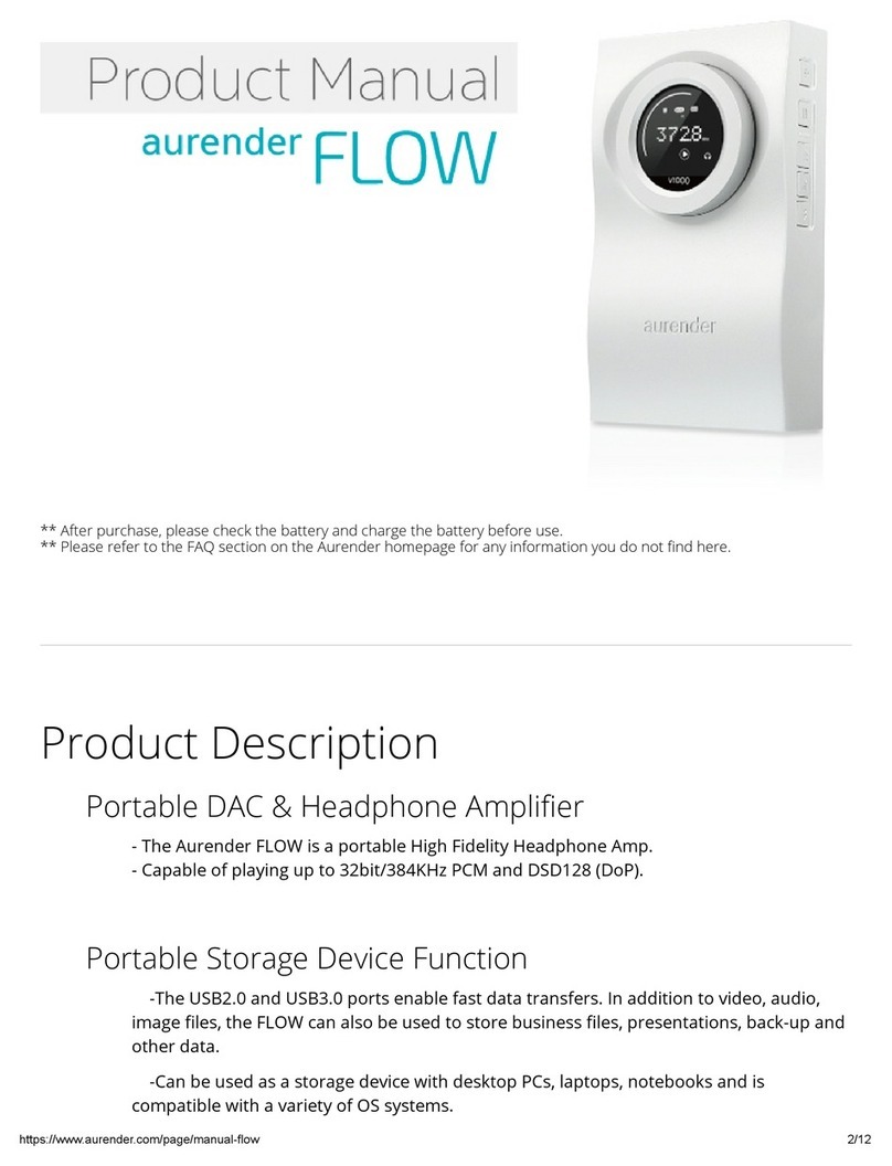 Aurender FLOW V1000 product manual