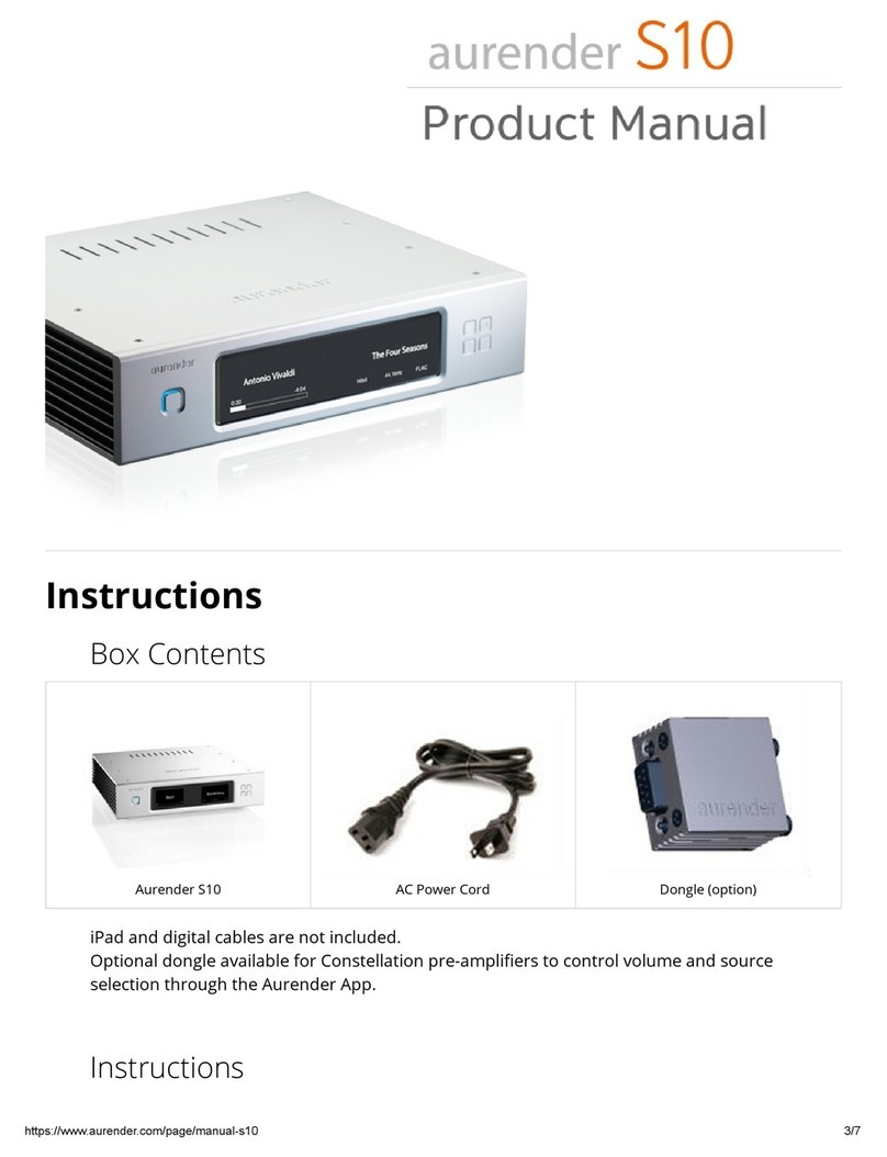 Aurender S10 User manual