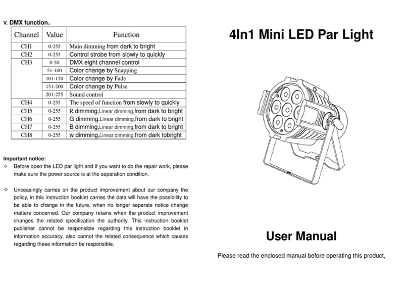 Showlight SL-3114a user manual