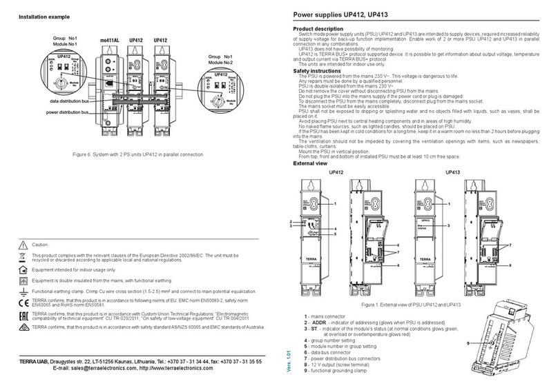 Terra UP412 manual
