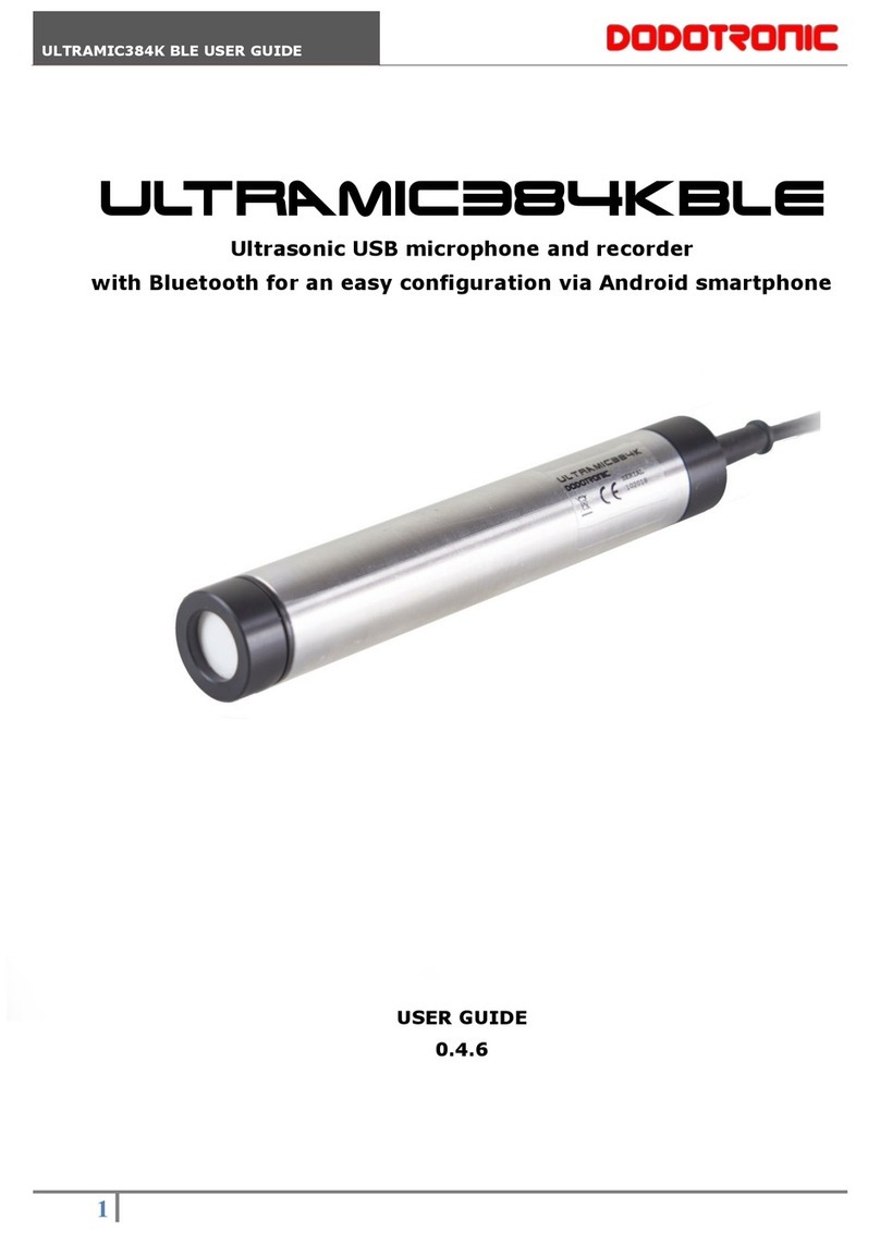 Dodotronic ULTRAMIC384K BLE user guide
