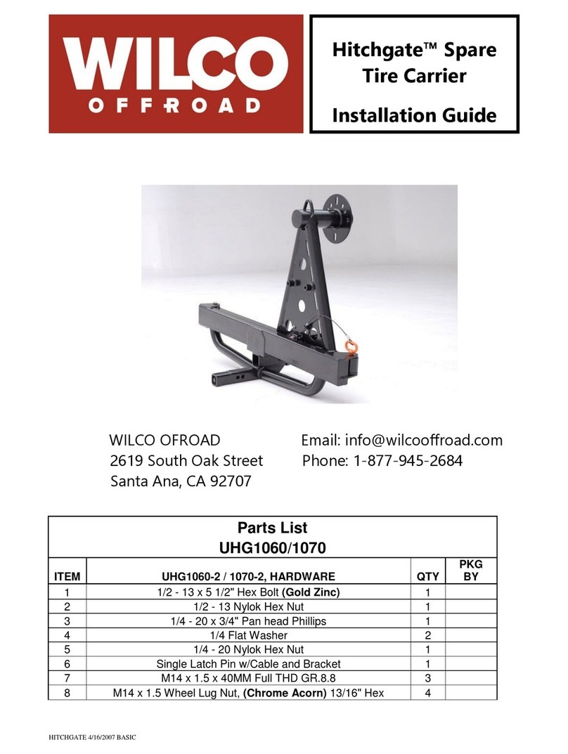Wilco Offroad Hitchgate UHG1060 installation guide