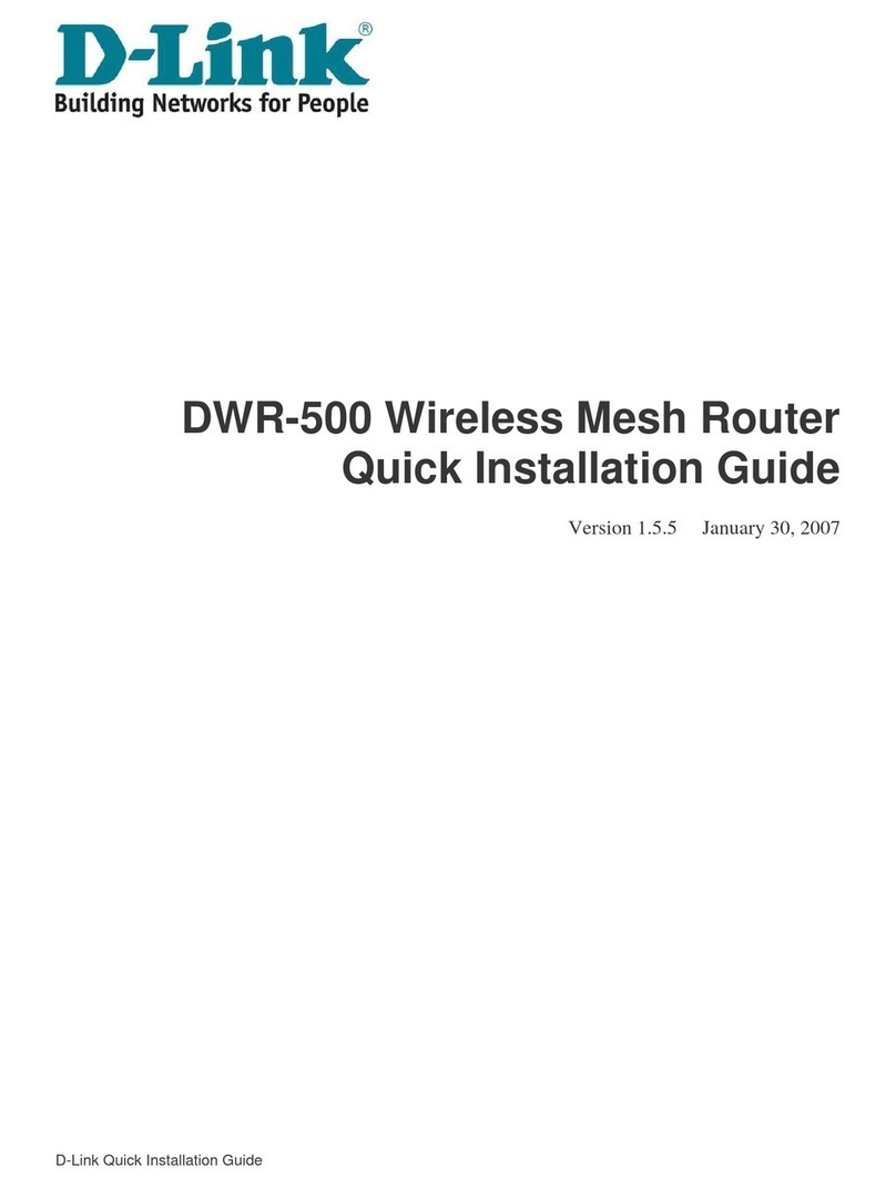 D-Link DWR-500 User manual