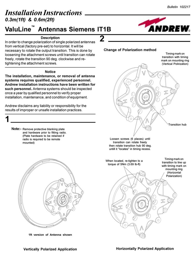 Andrew ValuLine VHLP2-10-IT1B User manual