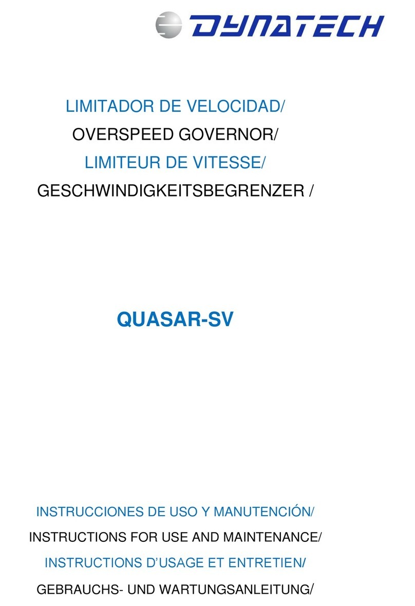 Dynatech QUASAR-SV Instructions for use and maintenance
