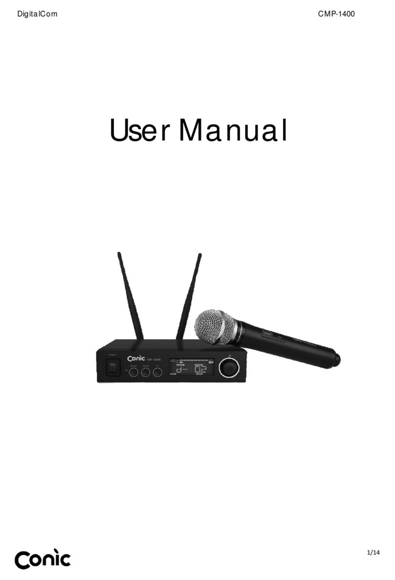 CONIC CMP-1400 user manual