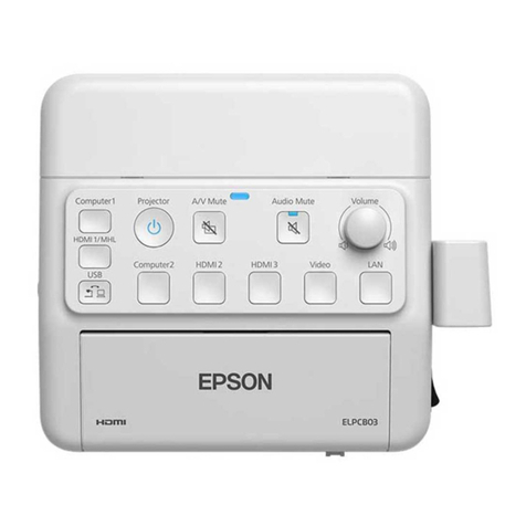 Epson ELPCB03 Operation guide