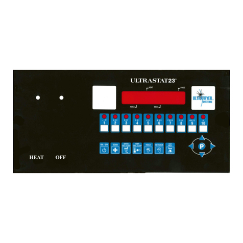 ULTRAFRYER Systems ULTRASTAT23 operating instructions