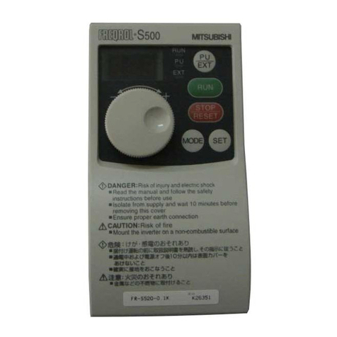 Mitsubishi FR-S520-0.1K to 3.7K(-R)(-C) instruction manual