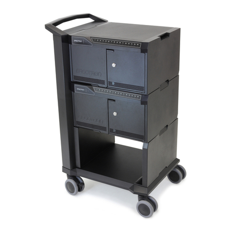 Ergotron 48 Unit Management Cart User manual