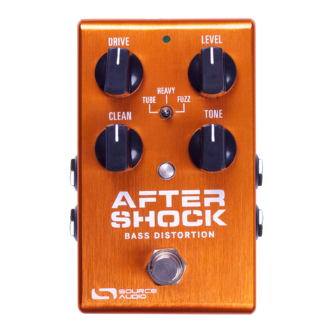 Source Audio Aftershock User manual