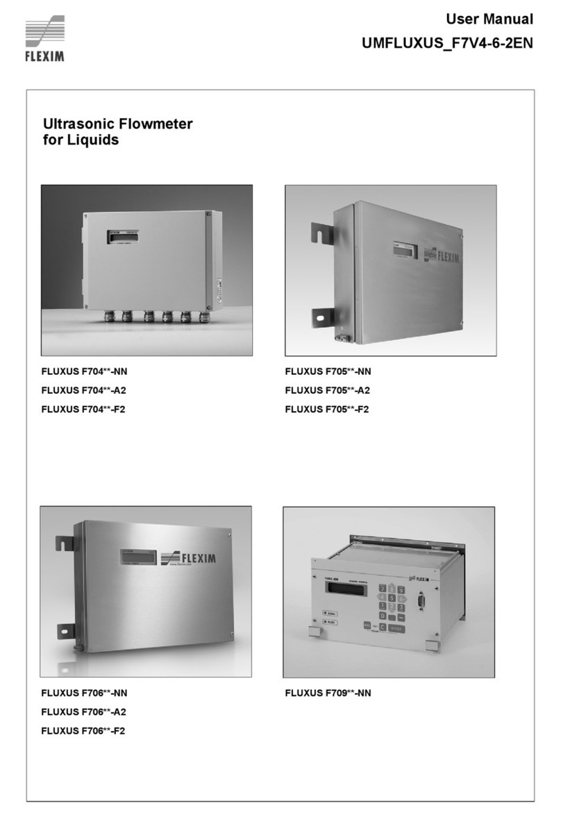 Flexim FLUXUS F704**-NN Series User manual