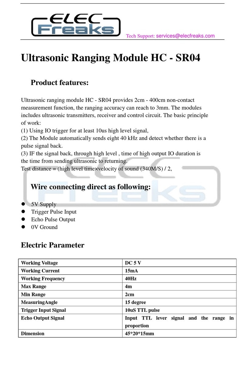 Elecfreaks HC-SR04 user manual