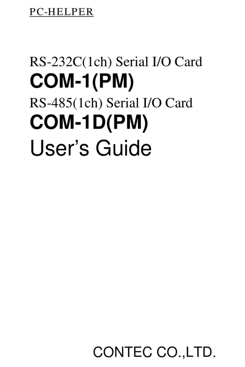 Contec COM-1(PM) user guide