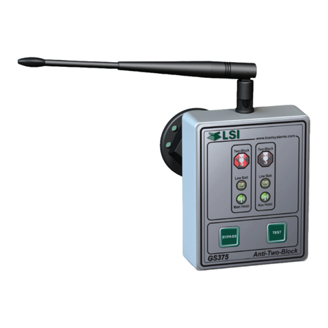 LSI GS375 Operation and installation manual