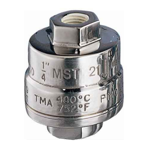 Spirax Sarco MST21 Series Installation and maintenance instructions