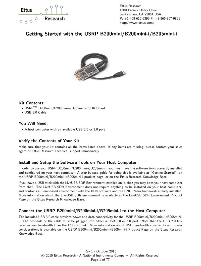 Ettus Research USRP B200mini Getting started