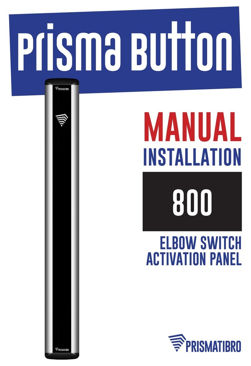 Prismatibro Prisma Button 800 installation manual