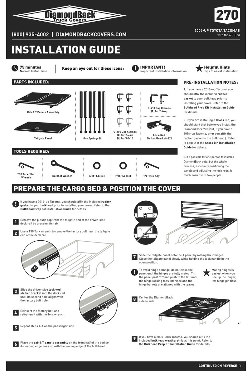 Diamondback 270 installation guide