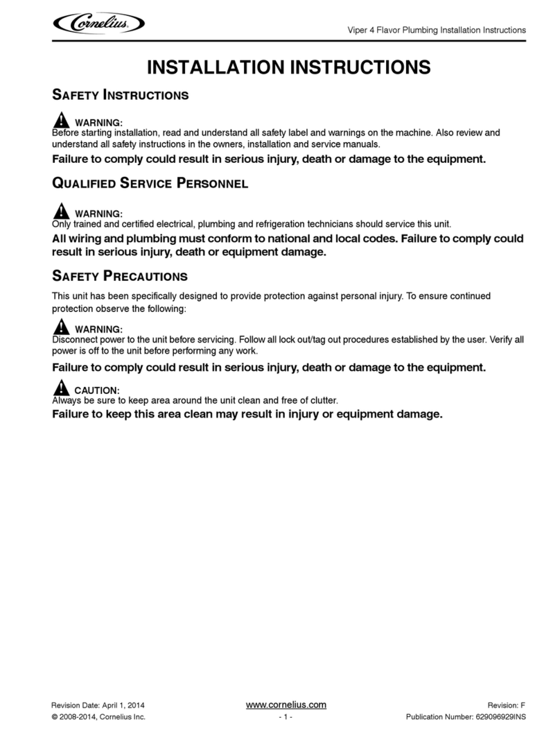Cornelius VIPER 4 FLAVOR User manual Cornelius VIPER 4 FLAVOR User manual