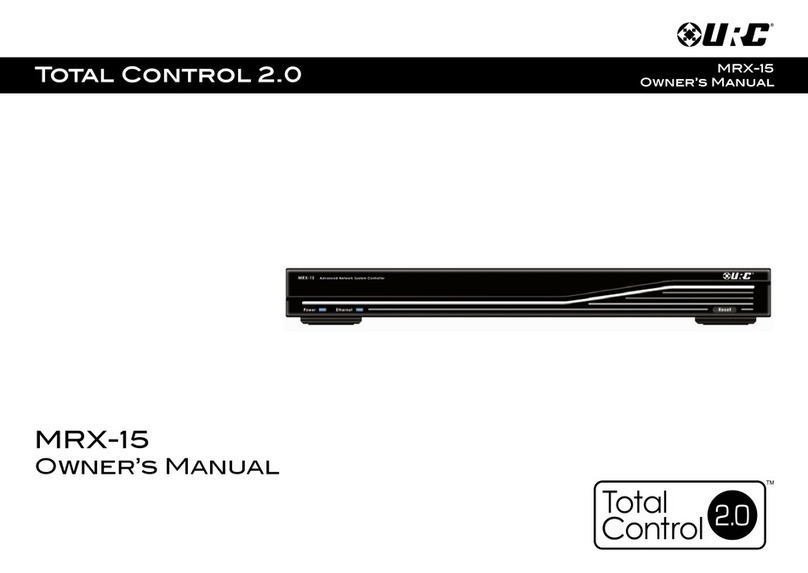 URC MRX-15 owner's manual
