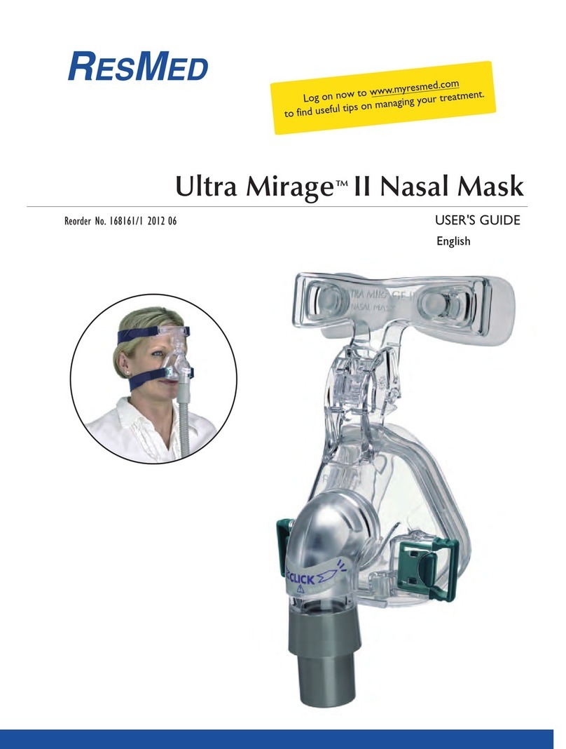 ResMed Ultra Mirage II user guide ResMed Ultra Mirage II user guide