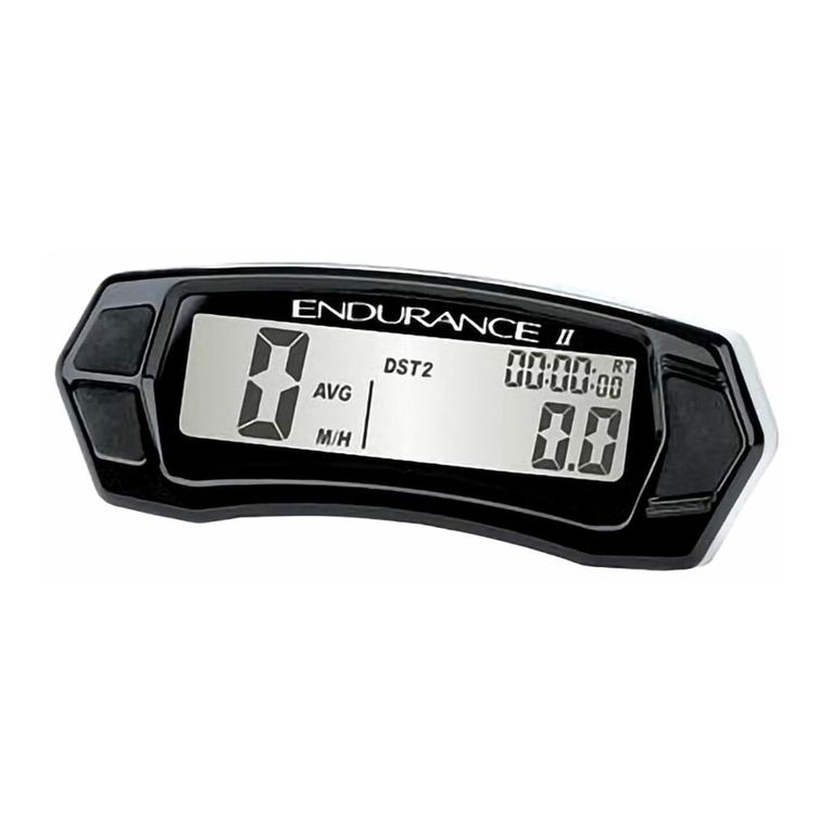 Trail Tech ENDURANCE II quick start guide
