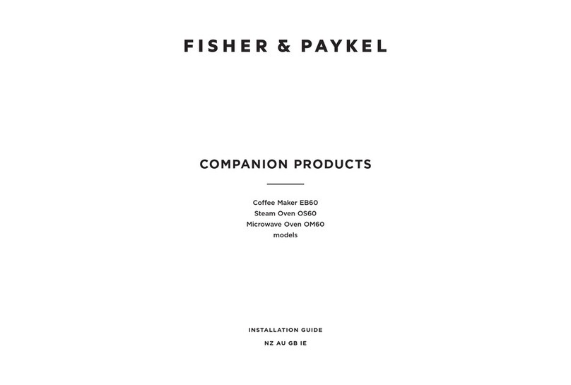 Fisher & Paykel EB60 installation guide