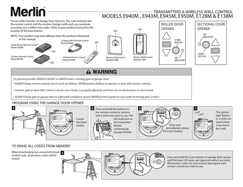 Merlin E940M manual
