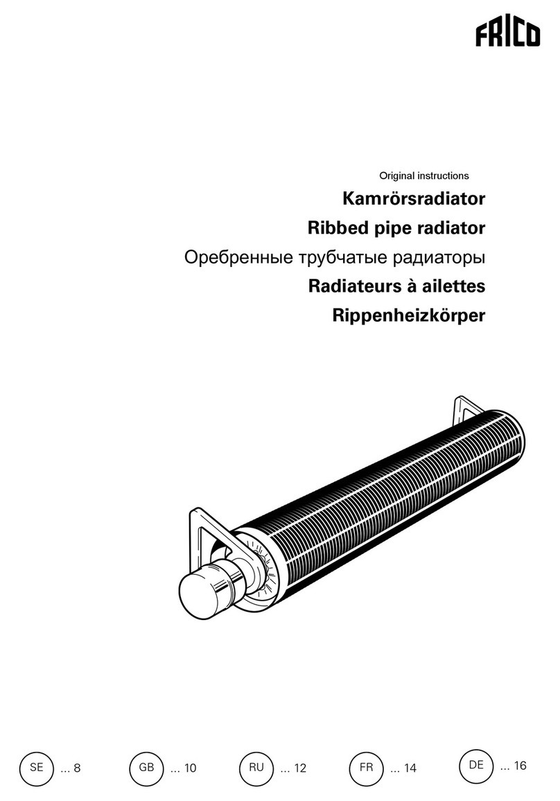 Frico 125-12B User manual Frico 125-12B User manual