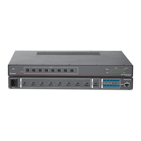 Extron electronics SW8 HD 4K PLUS User manual