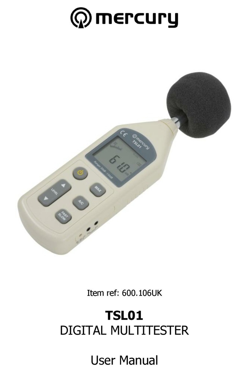 Mercury TSL01 user manual