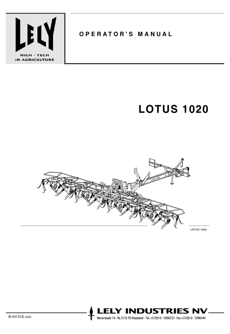LELY LOTUS 1020 operating manual