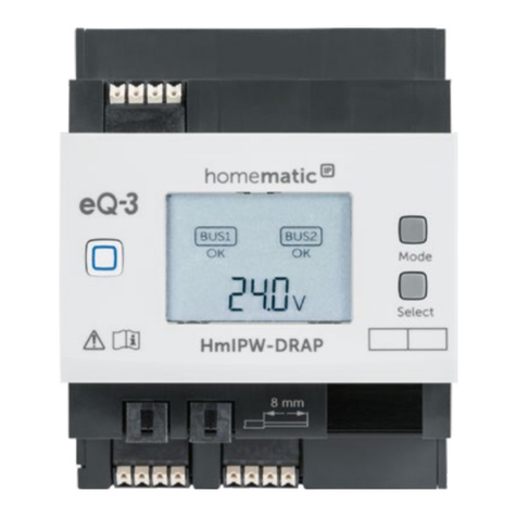 HomeMatic HmIPW-DRAP Parts list manual